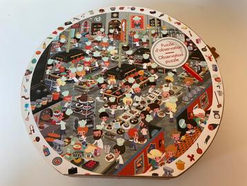 Ronde puzzel Janod - 208 stukken, Enlèvement ou Envoi, Plus de 50 pièces
