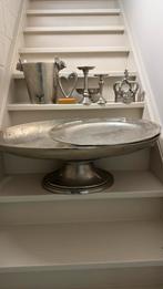 Set ( 8 st ) ruw alu/nickel ) decoratieve accessoires, Huis en Inrichting, Ophalen, Zo goed als nieuw