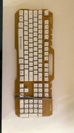 Gaming toestenbrod EWEAEN wit RGB, Ophalen, Zo goed als nieuw, Gaming toetsenbord