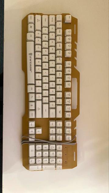 Gaming toestenbrod EWEAEN wit RGB beschikbaar voor biedingen