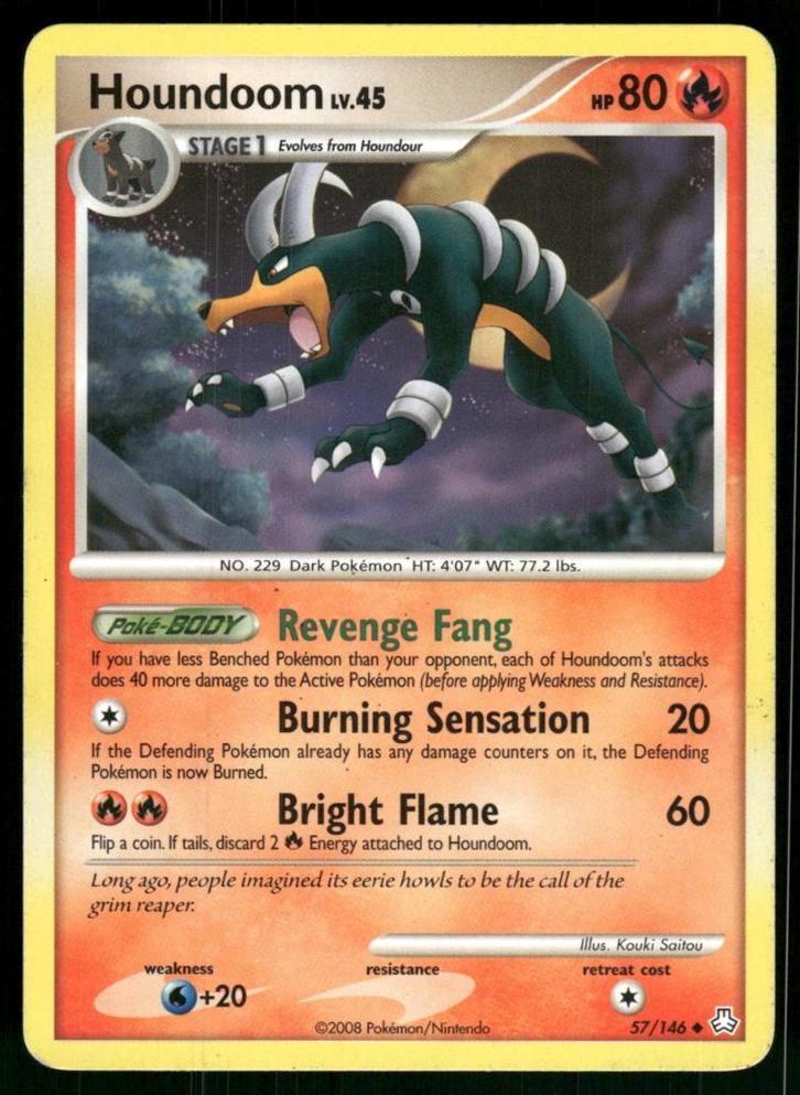 Houndoom 57/146 - Legends Awakened, Hobby en Vrije tijd, Verzamelkaartspellen | Pokémon, Gebruikt, Verzenden