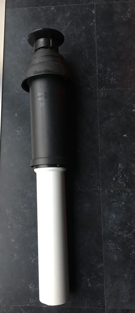 Axioma concentrische buis met kap(diam 10cm), Doe-het-zelf en Bouw, Buizen en Afvoer, Zo goed als nieuw, Afvoer, Minder dan 20 mm