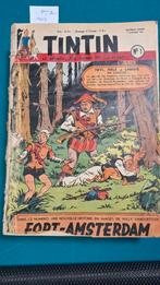 Tintin hebdomadaire année 1953 reliure sans carton, Livres, Envoi, Utilisé, Hergé