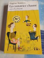 La cantatrice chauve suivi de La leçon d'Eugène Ionesco, Livres, Langue | Français, Enlèvement, Utilisé, Fiction