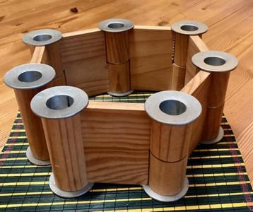 modulaire kaarsenhouder/tafelblad beschikbaar voor biedingen