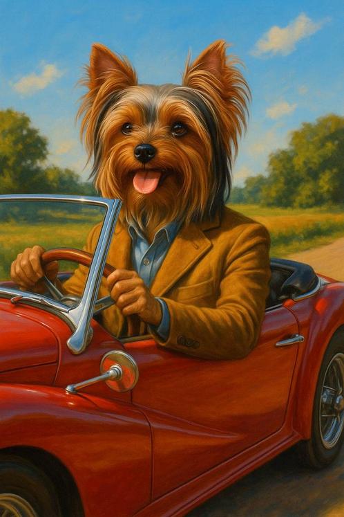 Offrez un nouveau rôle à votre animal, Antiek en Kunst, Kunst | Tekeningen en Fotografie, Ophalen of Verzenden