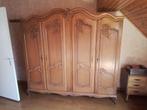 Complete slaapkamer vintage, Ophalen, Gebruikt, Bruin, Hout