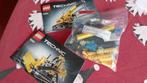 Lego Technic 2IN1 Bulldozer-Kraan, Ensemble complet, Lego, Utilisé, Enlèvement ou Envoi
