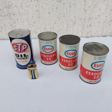 LOT KAN VOL OLIEDOOS ESSO STP USA 1/4 L beschikbaar voor biedingen