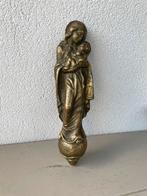Bronzen Maria beeld met kind ( 31 x 8 cm , 2.7 kg ), Ophalen