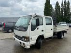 ISUZU NPR/ LICHTE VRACHT/ OPEN LAADBAK, Auto's, 4 deurs, Stof, Wit, Te koop