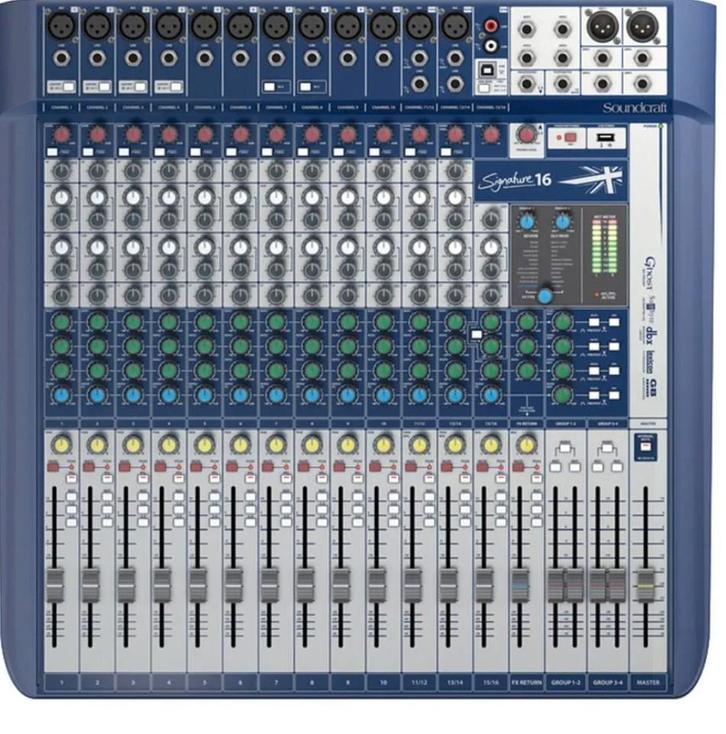 Soundcraft 16 signature, Muziek en Instrumenten, Mengpanelen, Gebruikt, Ophalen