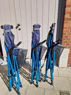 Set van 3 compacte kampeerstoelen met armleuning, Caravans en Kamperen, Kampeermeubelen, Ophalen, Gebruikt, Campingstoel