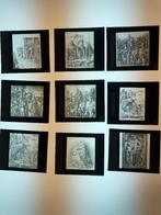 glazen dia's platen voor toverlantaarn, Audio, Tv en Foto, Diaprojectoren, Ophalen of Verzenden, Gebruikt