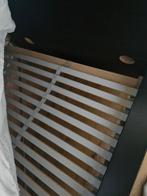 2 persoonsbed, Huis en Inrichting, Slaapkamer | Bedden, Ophalen, Gebruikt, Zwart, Tweepersoons