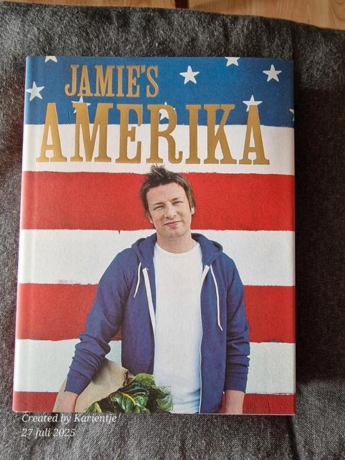 Jamie Oliver - Jamie's Amerika, Boeken, Kookboeken, Zo goed als nieuw, Ophalen of Verzenden