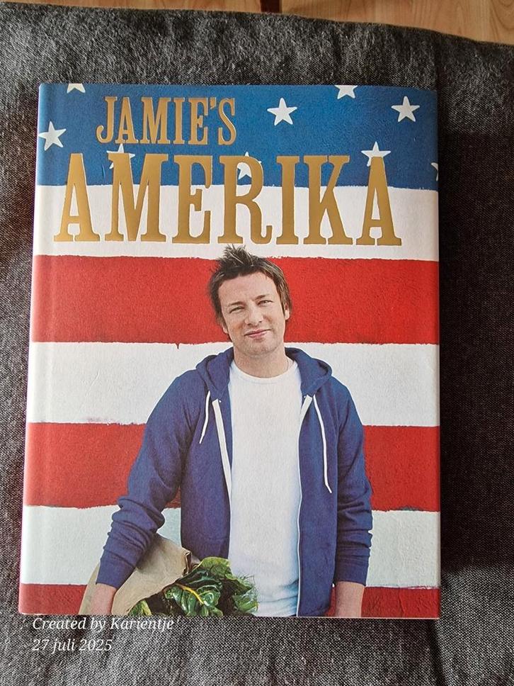 Jamie Oliver - Jamie's Amerika, Boeken, Kookboeken, Zo goed als nieuw, Ophalen of Verzenden