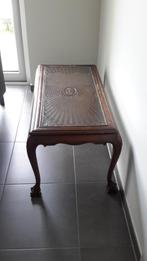 Bijzettafel antiek, Gebruikt, 75 cm of meer, Rechthoekig, Hout