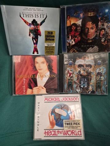Michael Jackson: 5 originele cd's  beschikbaar voor biedingen