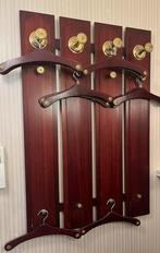 Kapstok ( mahoniehout ) met 10 kapstokken, Ophalen, Zo goed als nieuw