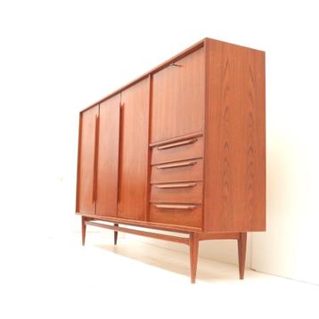 Vintage wandmeubel dressoir design jaren '60 '70 mid century beschikbaar voor biedingen