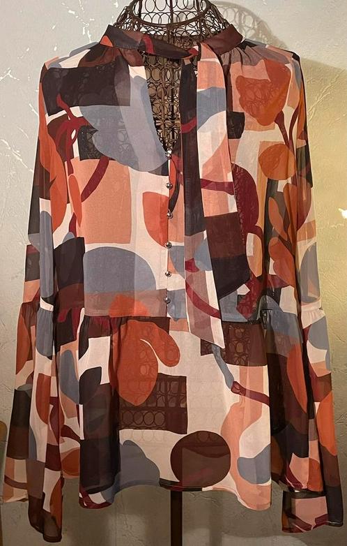 Caroline Biss 42 Prachtige verleidelijke blouse, Kleding | Dames, Blouses en Tunieken, Zo goed als nieuw, Maat 42/44 (L), Overige kleuren