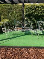 Mooi oud landelijk smeedijzeren tuinset, Tuin en Terras, Tuinsets en Loungesets, Ophalen, Gebruikt, Tuinset