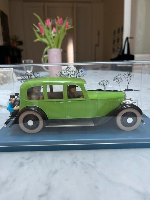 Tintin/Kuifje auto La voiture de mitsuhirato, Hobby en Vrije tijd, Modelauto's | 1:24, Zo goed als nieuw, Auto, Ophalen of Verzenden