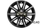 Toyota Aygo velg Aluminium 15'' 10-spaaks hoogglans zwart /, Autos : Pièces & Accessoires, Pneus & Jantes, Neuf, 15 pouces, Véhicule de tourisme
