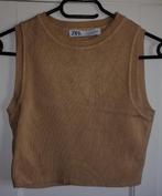 Bruine croptop Zara M, Ophalen of Verzenden