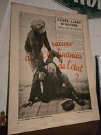 Reclamebord pancarte 1934 vente alcool met zegel, Enlèvement