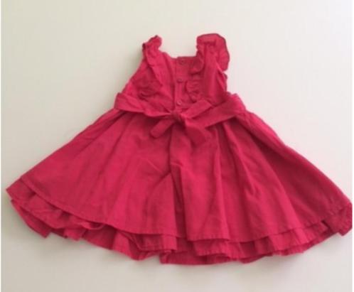 Fuchsia heel mooi feestelijk kleedje 6M - Weekend à La mer /, Kinderen en Baby's, Babykleding | Maat 68, Zo goed als nieuw, Meisje