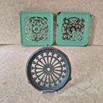 Onderzetters in emaille, Antiek en Kunst, Ophalen of Verzenden