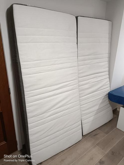 Matelas 1 personne (x4), Huis en Inrichting, Slaapkamer | Matrassen en Bedbodems, Gebruikt, Matras, 90 cm, 200 cm, Eenpersoons