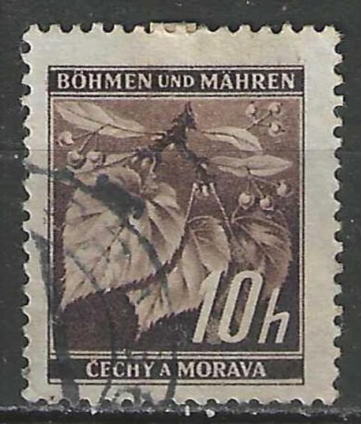 Bohemen-Moravie 1939/1940 - Yvert 21 - Linde - 10 h. (ST), Postzegels en Munten, Postzegels | Europa | Duitsland, Verzenden