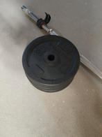 Halter, Sport en Fitness, Fitnessmaterialen, Ophalen, Zo goed als nieuw, Halterset