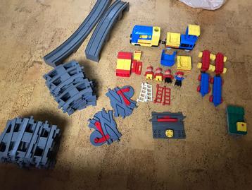 Duplo spoor en treinen, Enlèvement, Utilisé, Briques en vrac, Duplo