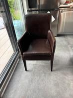 Leren eetkamer zetels, Maison & Meubles, Chaises, Comme neuf, Brun, Enlèvement, Cinq, Six Chaises ou plus