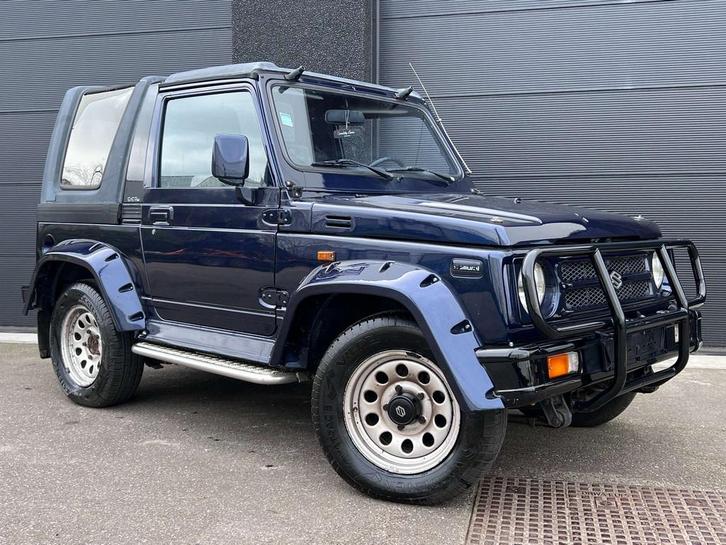Suzuki Samurai 1.3i benzine | 4X4 | Licht vracht, Auto's, Oldtimers, Bedrijf, Te koop, 4x4, Bluetooth, Lederen bekleding, Metaalkleur