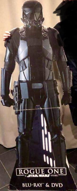 Star Wars Rogue One kartonnen display 180 cm hoog, Verzamelen, Star Wars, Zo goed als nieuw, Ophalen