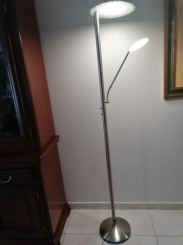 LED staanlamp, Enlèvement, Comme neuf, Métal, 150 à 200 cm