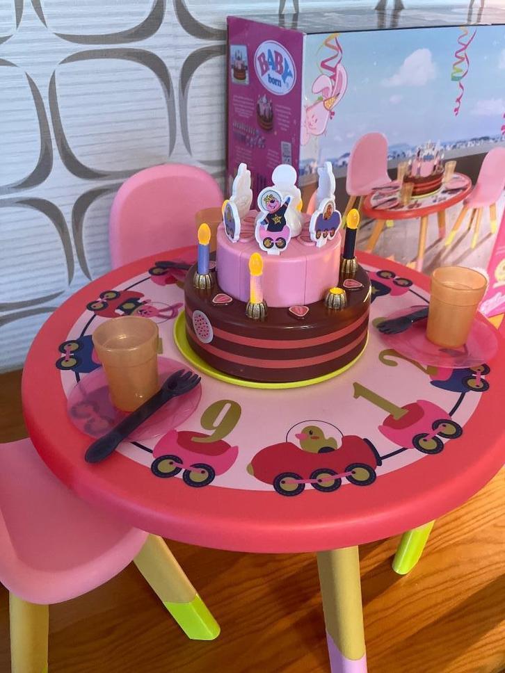 Baby Born Happy Birthday party table Zapf Creation, Kinderen en Baby's, Speelgoed | Overig, Ophalen