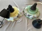 Twee vintage lampenkappen., Antiek en Kunst, Antiek | Verlichting, Ophalen of Verzenden