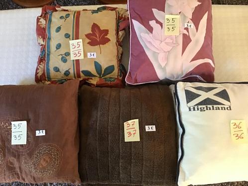 5 x 2 mooie sierkussens en enkele meer, Huis en Inrichting, Woonaccessoires | Kussens, Zo goed als nieuw, Ophalen of Verzenden