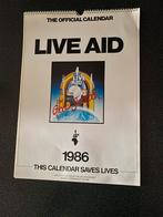 Calendrier officiel de Live Aid 1986, Verzamelen, Ophalen of Verzenden, Zo goed als nieuw