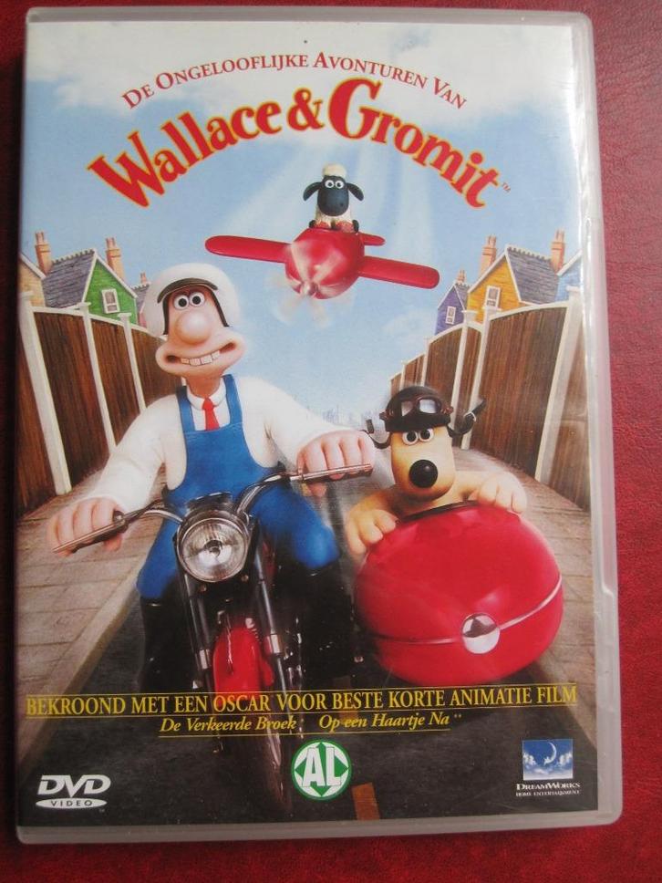 De ongelooflijke avonturen van Wallace & Gromit (1995), Cd's en Dvd's, Dvd's | Tekenfilms en Animatie, Zo goed als nieuw, Amerikaans