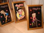 Betty Boop spiegels  ' 3 stuks ', Huis en Inrichting, Ophalen of Verzenden, Zo goed als nieuw, Rechthoekig