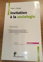 Invitation à la sociologie :; Peter L. Berger : FORMAT MEDIU, Gelezen, Peter L. Berger, Ophalen of Verzenden, Sociale psychologie