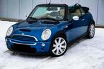 Mini Cooper S Cabrio 170pk Zetelverwarming Bluetooth Euro4, Auto's, 4 zetels, Zwart, 4 cilinders, Cabriolet