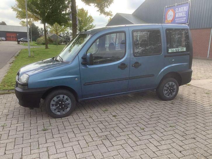 2004 Fiat Doblò 1.6-16V ELX Personenauto, Auto's, Fiat, Bedrijf, Doblo, Overige brandstoffen, Euro 3, Monovolume, Handgeschakeld